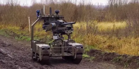 Ukraine Approves Its First Ground Robot Armed With Grenade Launchers